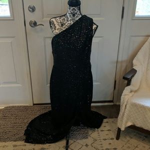 Jason Wu x Eloquii Black Sequin Gown